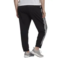 adidas Essentials 3 Stripes Cuffed Pants (Plus Size)