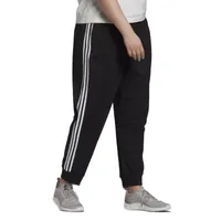 adidas Essentials 3 Stripes Cuffed Pants (Plus Size)