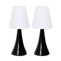 Simple Designs Chrome Mini Basic Table Lamp