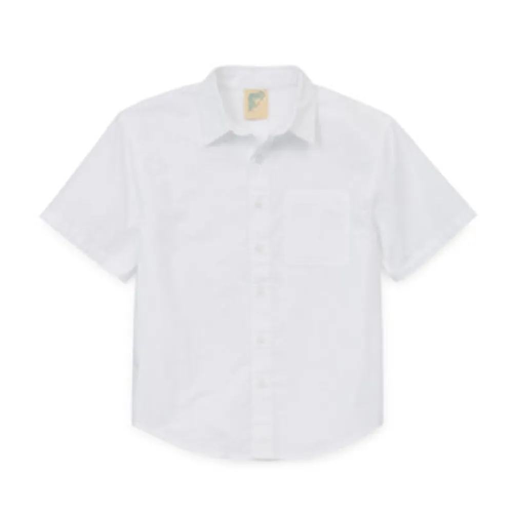 Thereabouts Little & Big Boys Short Sleeve Button-Down Shirt