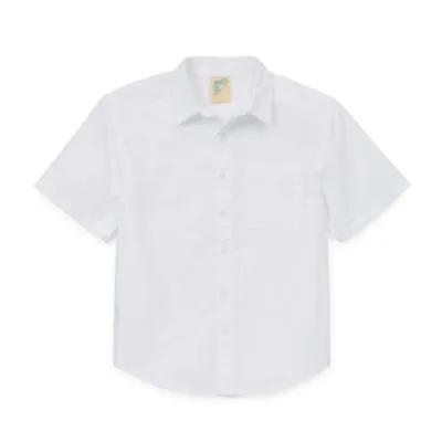 Thereabouts Little & Big Boys Short Sleeve Button-Down Shirt
