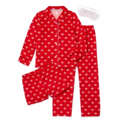 Juicy By Couture Little & Big Girls 4-pc. Pajama Set