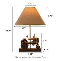 Glitzhome Farmhouse Truck Table Lamp