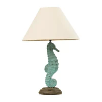 Glitzhome Seahorse Table Lamp