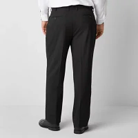 Circumstance Mens Big and Tall Stretch Fabric Classic Fit Flat Front Suit Pants