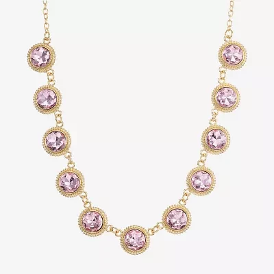 Monet Jewelry Glass 17 Inch Cable Collar Necklace