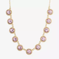 Monet Jewelry Glass 17 Inch Cable Collar Necklace