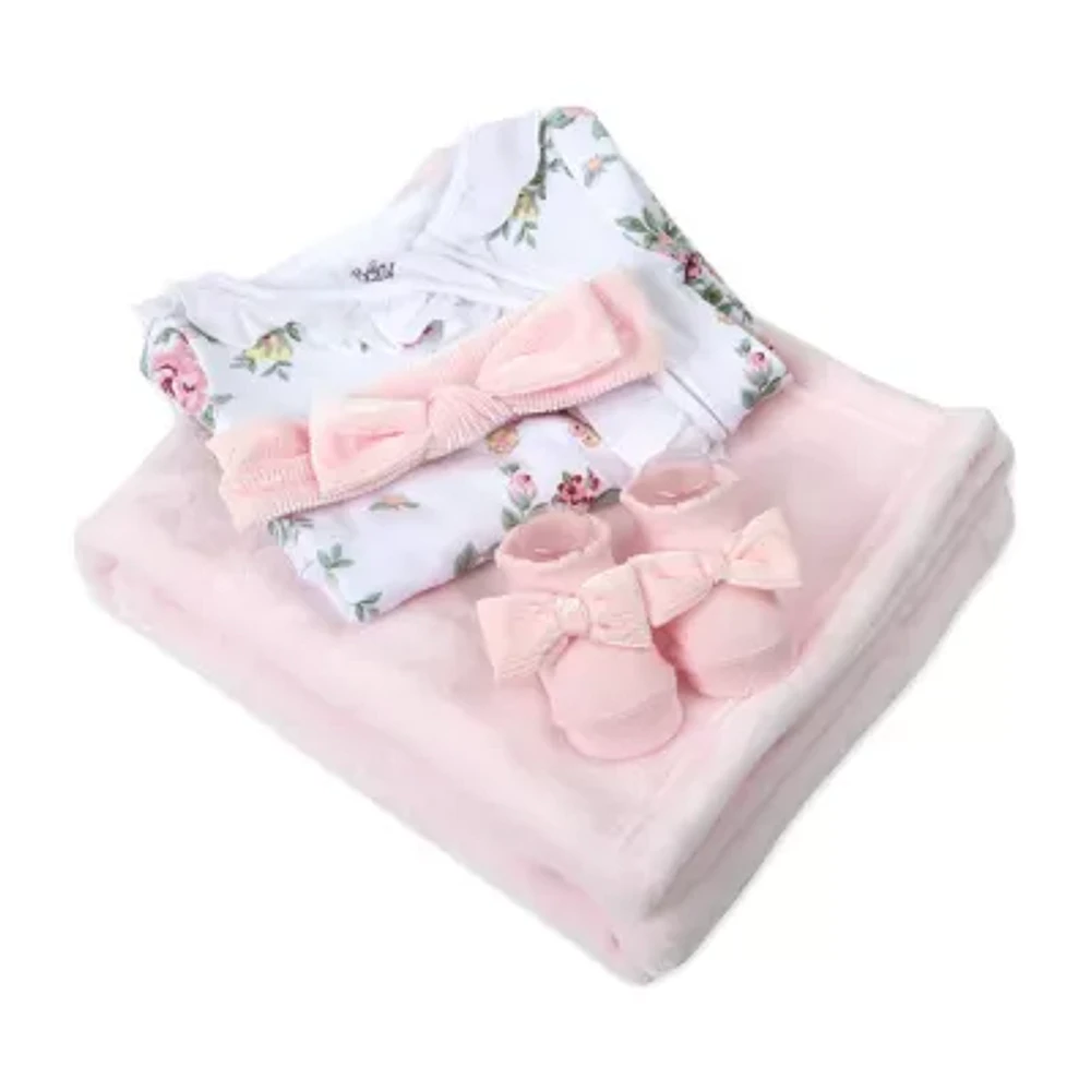 Baby Essentials Baby Girls 4-pc. Sleep and Play