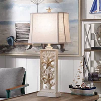 Stylecraft South Cove 15" W Cream Table Lamp