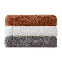 Madison Park Amaya Faux Fur Midweight Throw