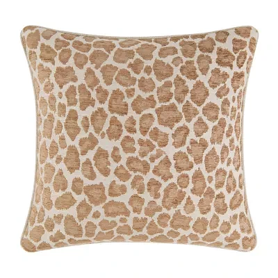 Rose Tree Haylie Leopard Woven Square Throw Pillows