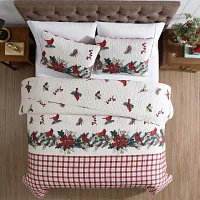 Beatrice Home Fashions Holiday Quilt Set