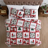 Beatrice Home Fashions Holiday Quilt Set