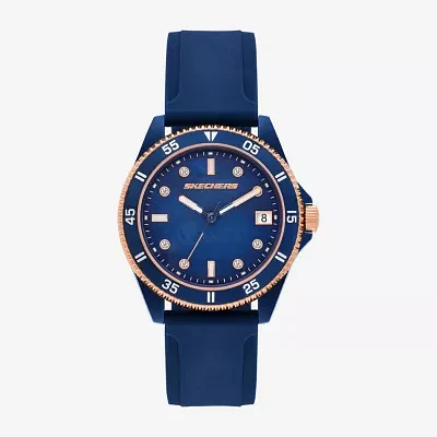 Skechers Womens Blue Strap Watch Sr6306