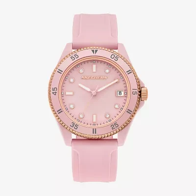 Skechers Womens Pink Strap Watch Sr6307