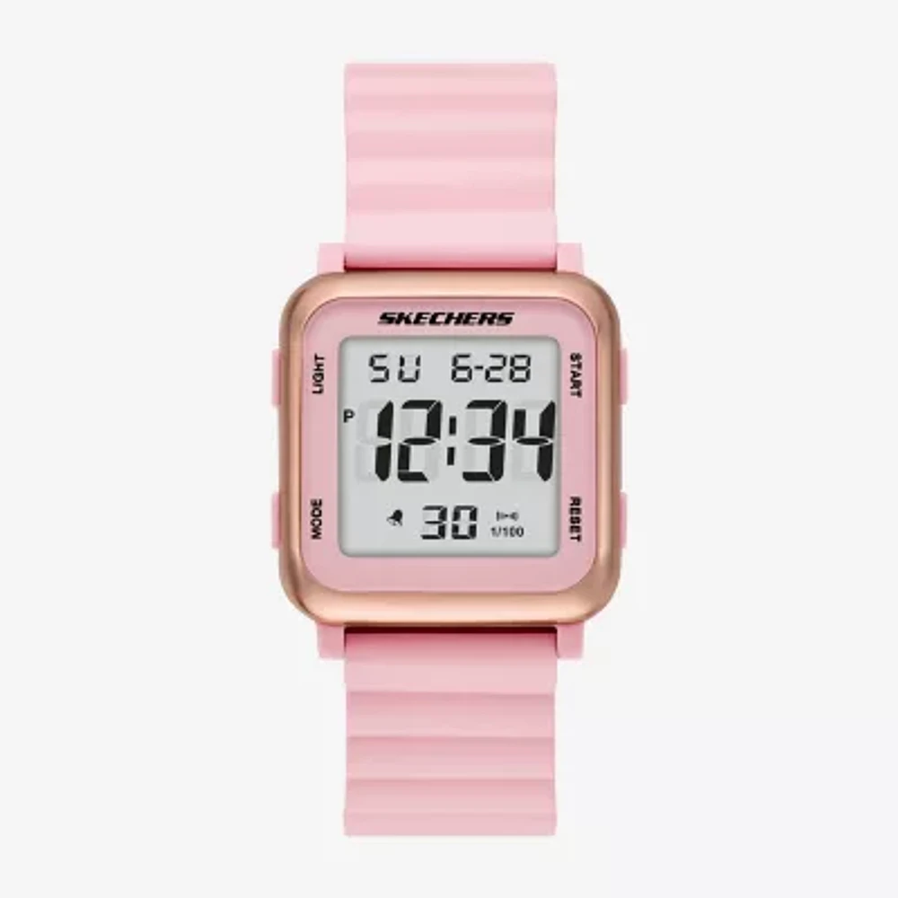 Skechers Womens Pink Strap Watch Sr6312