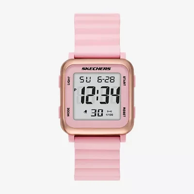 Skechers Womens Pink Strap Watch Sr6312