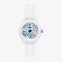 Skechers Womens White Strap Watch Sr8101