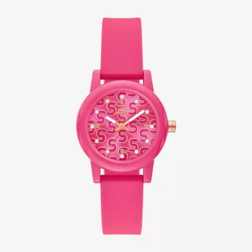 Skechers Womens Pink Strap Watch Sr8102