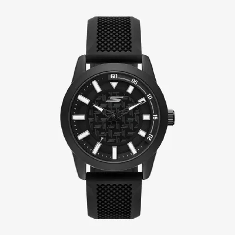 Skechers Mens Black Strap Watch Sr8111