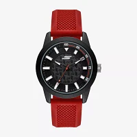 Skechers Mens Red Strap Watch Sr8112