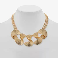 Worthington Gold Tone 17 Inch Curb Collar Necklace