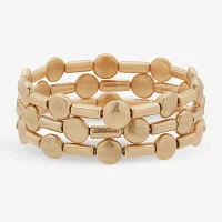a.n.a Gold Tone Womens 3-pc. Bracelet Set