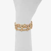 a.n.a Gold Tone Womens 3-pc. Bracelet Set