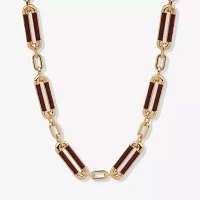 Worthington Gold Tone 17 Inch Link Collar Necklace