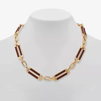 Worthington Gold Tone 17 Inch Link Collar Necklace