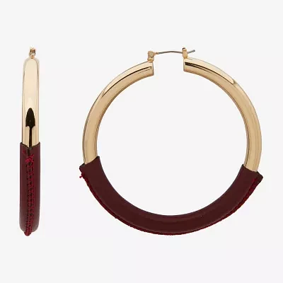 Worthington Gold Tone Hoop Earrings