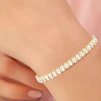 4 CT. T.W. Lab Grown White Diamond 10K Gold 7.25 Inch Tennis Bracelet