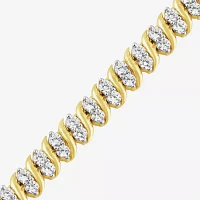 4 CT. T.W. Lab Grown White Diamond 10K Gold 7.25 Inch Tennis Bracelet