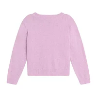 Knit Works Big Girls Crew Neck Long Sleeve Pullover Sweater