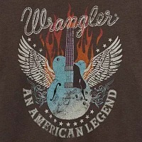 Wrangler Short Sleeve Graphic Tshirts Mens Crew Neck Regular Fit T-Shirt