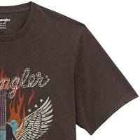Wrangler Short Sleeve Graphic Tshirts Mens Crew Neck Regular Fit T-Shirt