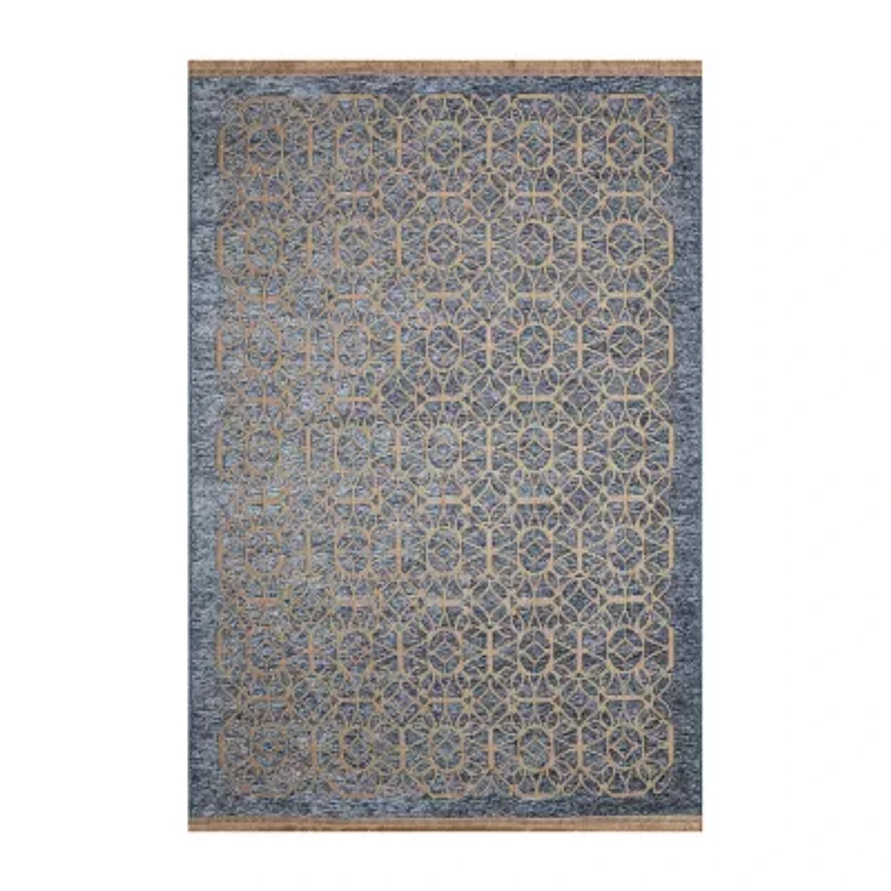 Liora Manne Mercer Tracery Geometric Rectangular Area Rug