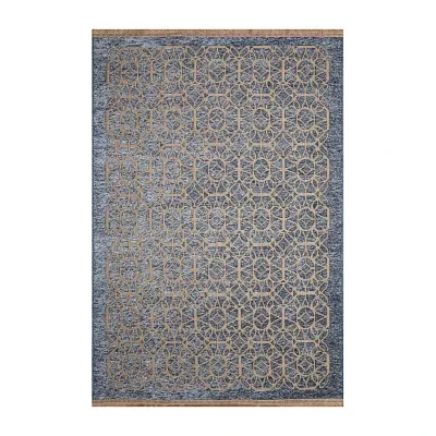 Liora Manne Mercer Tracery Geometric Rectangular Area Rug