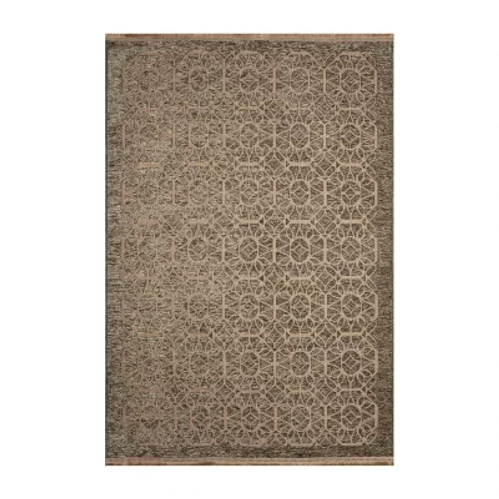 Liora Manne Mercer Tracery Geometric Rectangular Area Rug