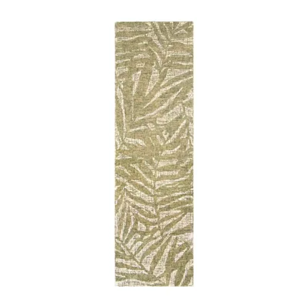 Liora Manne Savannah Floral Hand Tufted 2' X 7'6" Rectangular Runner