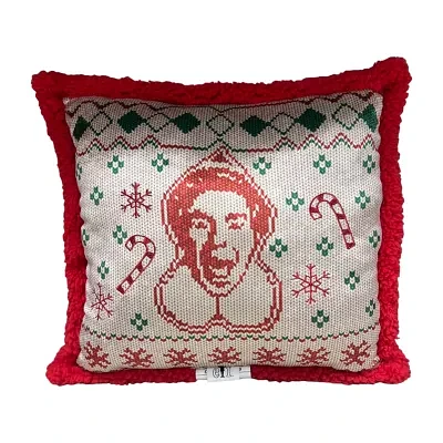 Omg I Know Santa Elf Square Throw Pillow