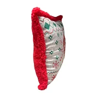 Omg I Know Santa Elf Square Throw Pillow