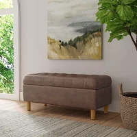 Homepop Storage Bench