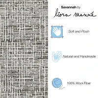 Liora Manne Savannah Grid Geometric Hand Tufted Rectangular Area Rug