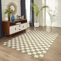 Liora Manne Savannah Checked Hand Tufted Rectangular Area Rug