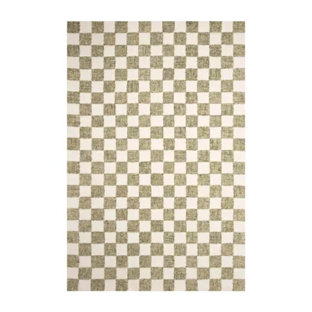 Liora Manne Savannah Checked Hand Tufted Rectangular Area Rug
