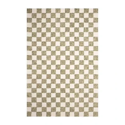 Liora Manne Savannah Checked Hand Tufted Rectangular Area Rug