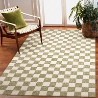Liora Manne Savannah Checked Hand Tufted Rectangular Area Rug