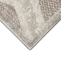 Liora Manne Napoli Diamond Natural Geometric Rectangular Area Rug