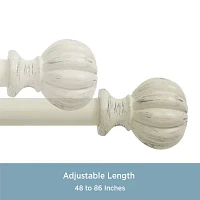 Kenney Rachel 5/8 Adjustable Curtain Rod